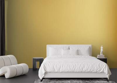 Gold background gradient foil vector yellow texture. Smooth gold gradient blur metallic Wall mural