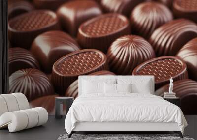 Chocolate pralines Wall mural