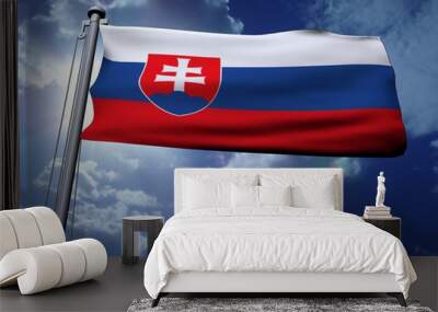 slovakia flag Wall mural