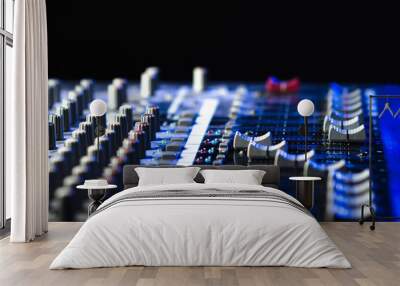 audio mixer, music equipment Wall mural