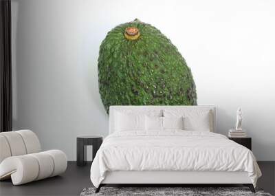 avocado isolated on white background Wall mural