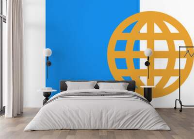 mobile internet icon Wall mural