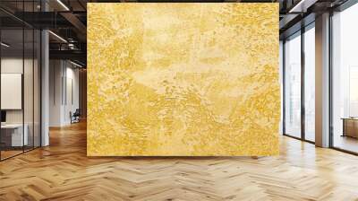 Yellow texture of old weathered golden plaster	 Wall mural