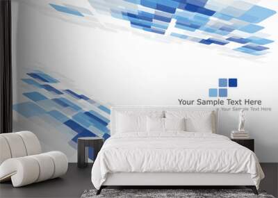 Abstract checked pattern Wall mural