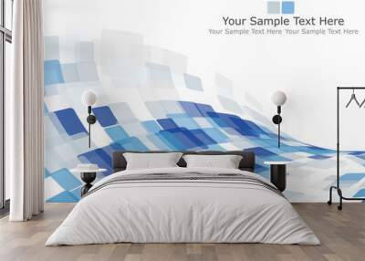 abstract checked pattern Wall mural