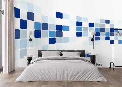 checked background Wall mural