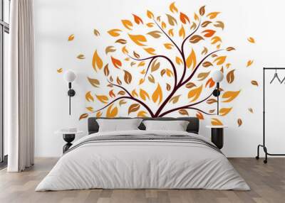 Fall Tree Wall mural