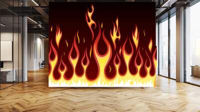 flame background Wall mural