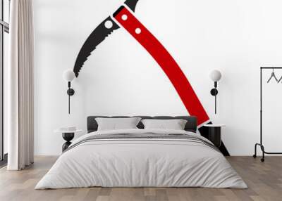 Ice Axe Icon Wall mural