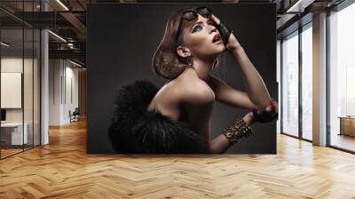 glamorous woman Wall mural