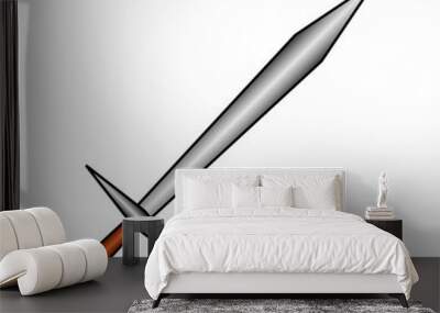 Sword sign icon. Wall mural