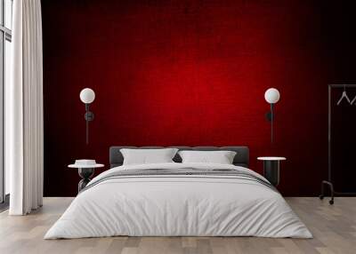 red metal background Wall mural