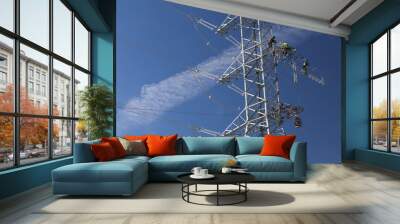 New power line Wall mural