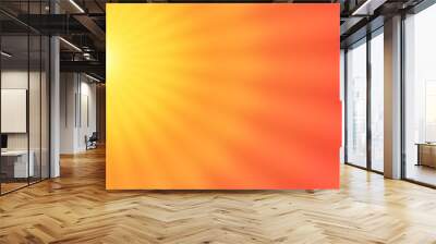 sun sunset sunrise border background yellow orange Wall mural