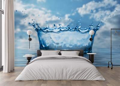 water splash Wall mural