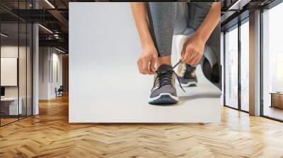 athletes foot close-up Wall mural