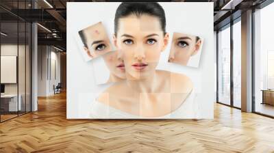 beauty portrait Wall mural