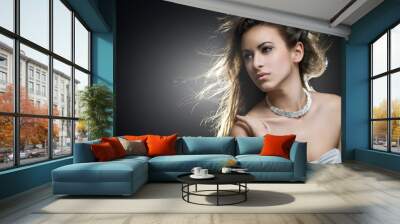 beauty portrait Wall mural