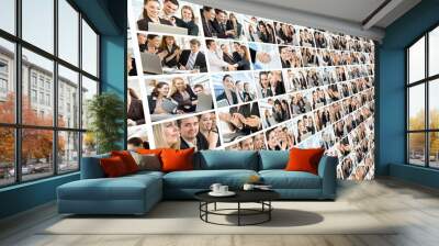 business people Wall mural