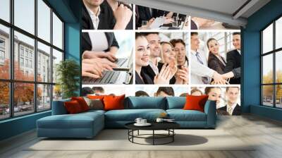 business people Wall mural