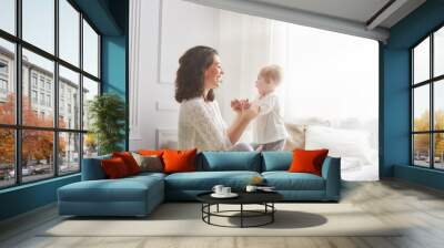 Happy loving family Wall mural