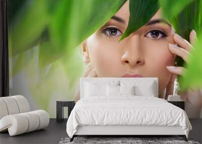 healthy face Wall mural