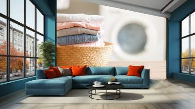 Interior of a real laundry room Wall mural