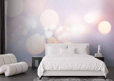 art Christmas holiday light Wall mural