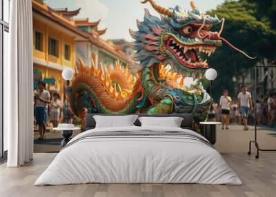 A festive and joyous occasion, the Lunar New Year is a time for family and friends to gather and celebrate Wall mural