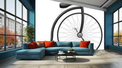 bike old retro vintage icon stock vector illustration Wall mural