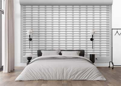 metal perforated rolling shutters vector illustration Wall mural