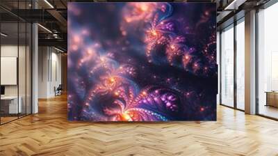 Abstract Fractal Background Wall mural