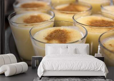 boza or bosa, traditional turkish dessert made of millet or corn flour Wall mural