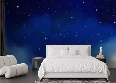 starry night sky abstract background  Wall mural