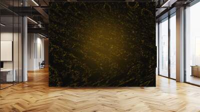 bright black gold abstract texture For background or design illustration and other works of art Wall mural