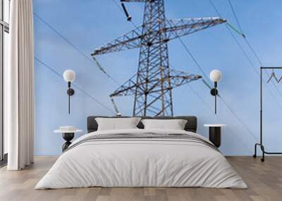 high voltage tower Wall mural