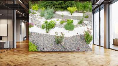 landscape design in the garden Wall mural