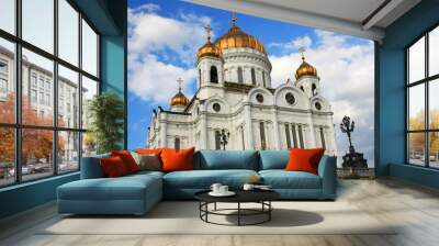 The Cathedral of Christ the Savior in Moscow Wall mural