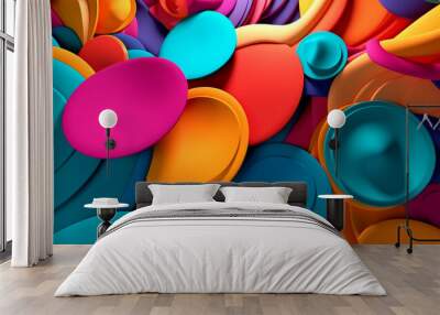 Abstract colors wallpaper 2 Wall mural