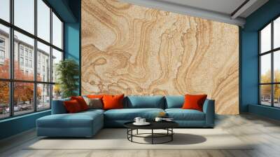 Swirled sandstone surface close-up Wall mural