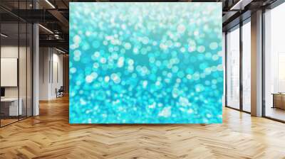 Abstract image background glowing particles Wall mural