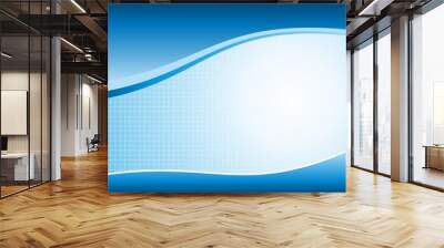 Blue background Wall mural