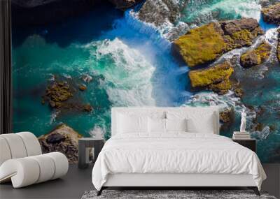 waterfall from the top Wall mural