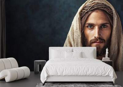 Jesus christ with cinematic light and scene. Christianity , bible and god believe Wall mural