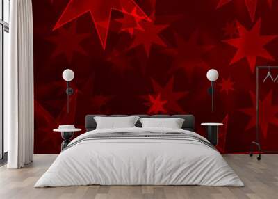 christmas stars Wall mural