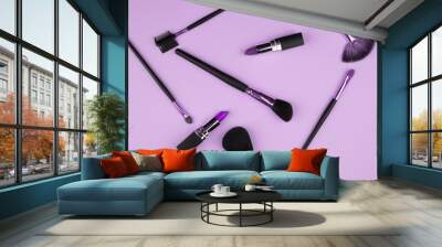 make up brushes Wall mural