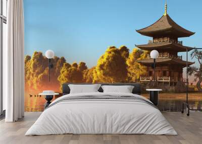 Chinese home Wall mural