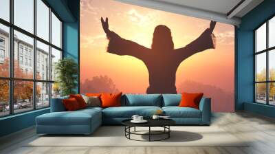 The Christ Wall mural