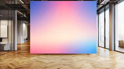 Background and wallpaper in colored blured background, blue and pink gradient texture background Wall mural