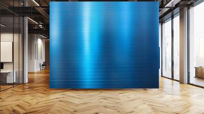 blue metal texture background Wall mural